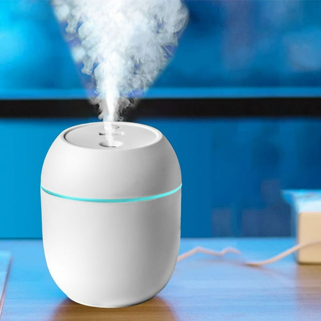 solacol Usb Humidifier with Colorful Lights ,Quiet Cool Mist Humidifier for Bedroom and Office ,Plants, Easy to Clean