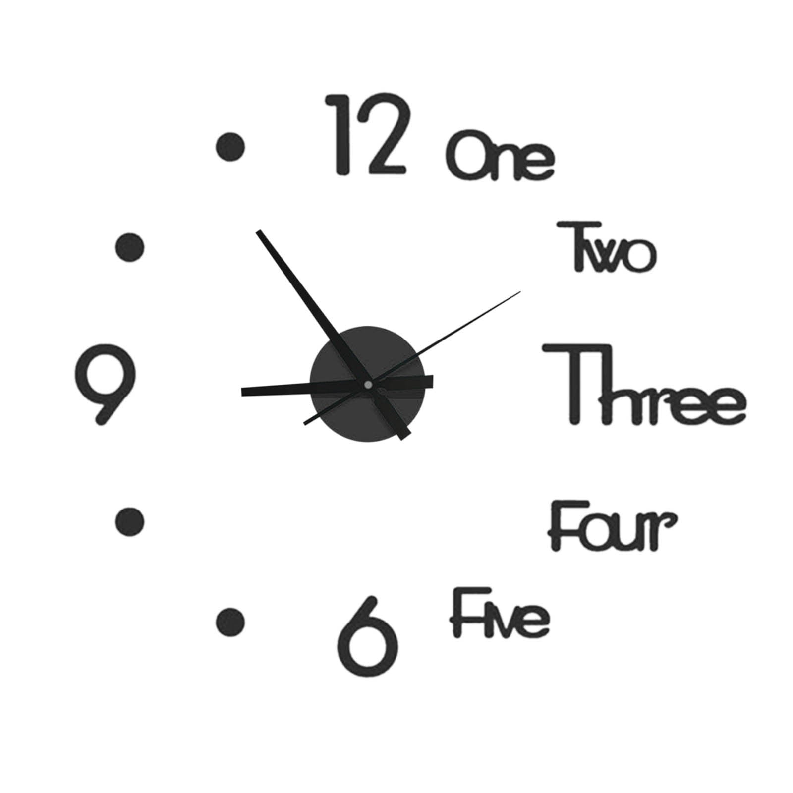 solacol Wall Clocks for Living Room Decor 24 Inch Large Wall Clock ...