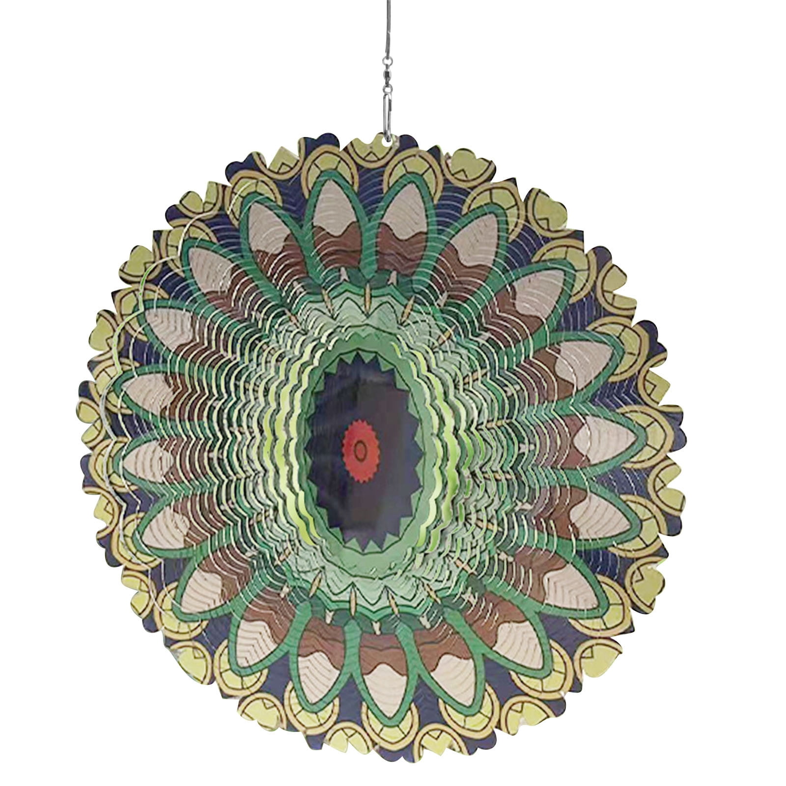 solacol Wind Chime Rotating Wind Chime Garden Balcony Wind Chime Outdoor Bird Scare Pendant