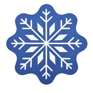 Snowflake Welcome Outdoor Mat – Mocha's Creative Corner
