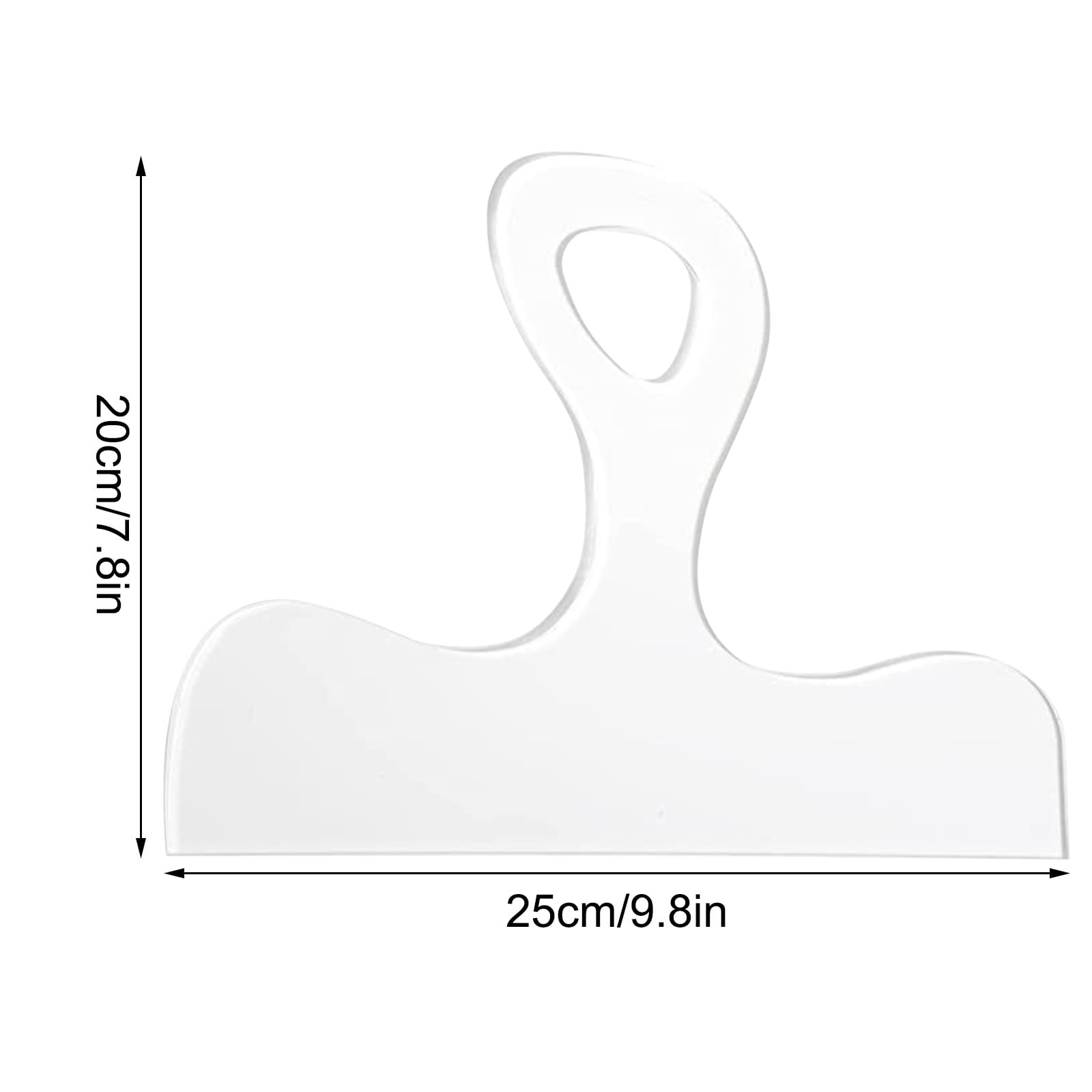 solacol Wood Cutting Board with Handle Template Acrylic Handle Cutting  Board Router Template Angled Curvy Tracing Stencils Guide Tools (8 * 10'')  Cutting Board Wood with Handle 