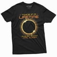 thumbnail image 1 of solar eclipse T-shirt Twice in a lifetime total Solar eclipse of April 8, 2024 Tee Shirt (4X-Large Black), 1 of 7