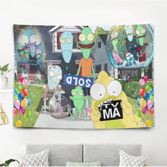 solar opposites Tapestry Gift Wall Hanging Backdrop for Room Bedroom Girls Fans Background Banner Party Birthday Supplies Decor