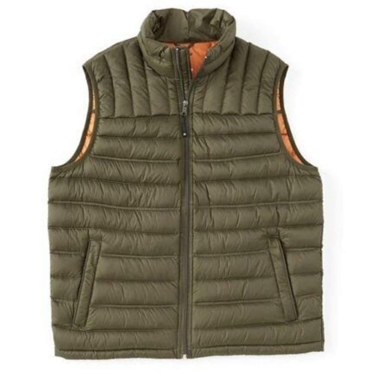 solaris Outdoors Men s Big Tall Duck Down Vest Packable Olive 3XB 3X Large Big Walmart