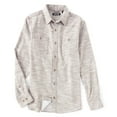 thumbnail image 1 of solaris Outdoors Men's Long-Sleeve Solid NEP 2-Pocket Shirt, Regular and Big & Tall Sizes (Dark Khaki, XX-Large Big, 2XB), 1 of 3