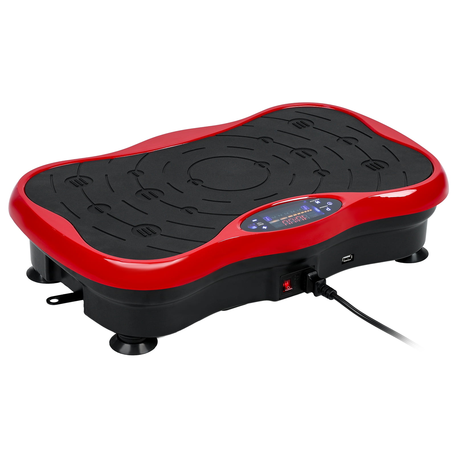 solautey Vibration Plate Exercise Machine for Lymphatic Drainage, 330Lbs Capacity Whole Body Workout Waver with Fitness Resistance Bands Weight Loss Gifts for Women Men