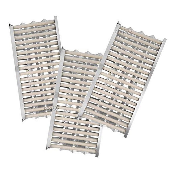 soldbbq 3-Pack Replacement Complete Kit - 18 5/8" x 9 7/8" Radiant Tray & Ceramic Rod for DCS Gas Grill Modles BGA36, BGA48, BGB36, and BGB48,Etc