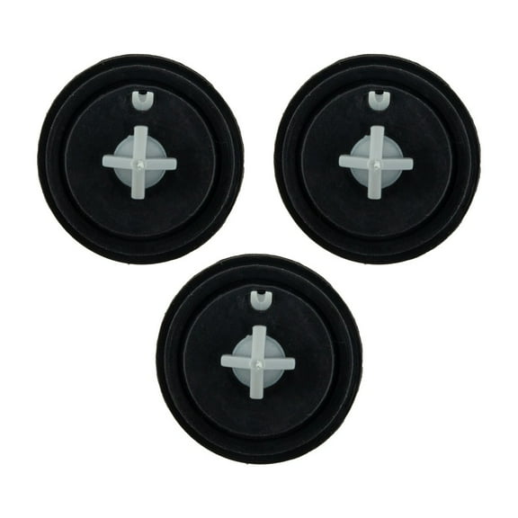solid Gasket Diaphragm 3Pcs Black Diaphragm Gasket Diaphragms 34951307 For Entry Valves For Inlet Filling Valve