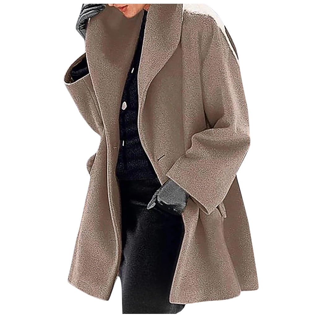 Handmade Women Slim Double-sided Wool Cashmere Coat Long Solid