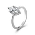 thumbnail image 1 of solitaire jewels 1.5CT Split Shank Marquise Moissanite Solitaire Engagement Ring For Women, 14K Rose Gold, 1 of 4
