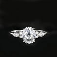 thumbnail image 1 of solitaire jewels 1.75CT Oval Moissanite Solitaire Engagement Ring For Women, 10K White Gold, 1 of 6