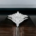 thumbnail image 1 of solitaire jewels 1CT Art Deco Marquise Moissanit Engagement Ring Set For Women, 10K White Gold, 1 of 5