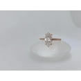 thumbnail image 1 of solitaire jewels 2CT Marquise Moissanite Hidden Halo Engagement Ring For Women, 14K Rose Gold, 1 of 6