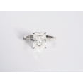 thumbnail image 1 of solitaire jewels 3.5CT Radiant Moissanite Hidden Halo Engagement Ring For Women, 14K White Gold, 1 of 5
