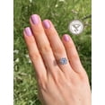 thumbnail image 1 of solitaire jewels 3CT IGI Certified Round Lab Grown Diamond Engagement Ring For Women With Pave Diamond Shank, 18K White Gold, EF Color VS Clarity, 1 of 4