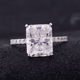 thumbnail image 1 of solitaire jewels 5CT Radiant Moissanite Solitaire Engagement Ring For Women, 10K White Gold, 1 of 9