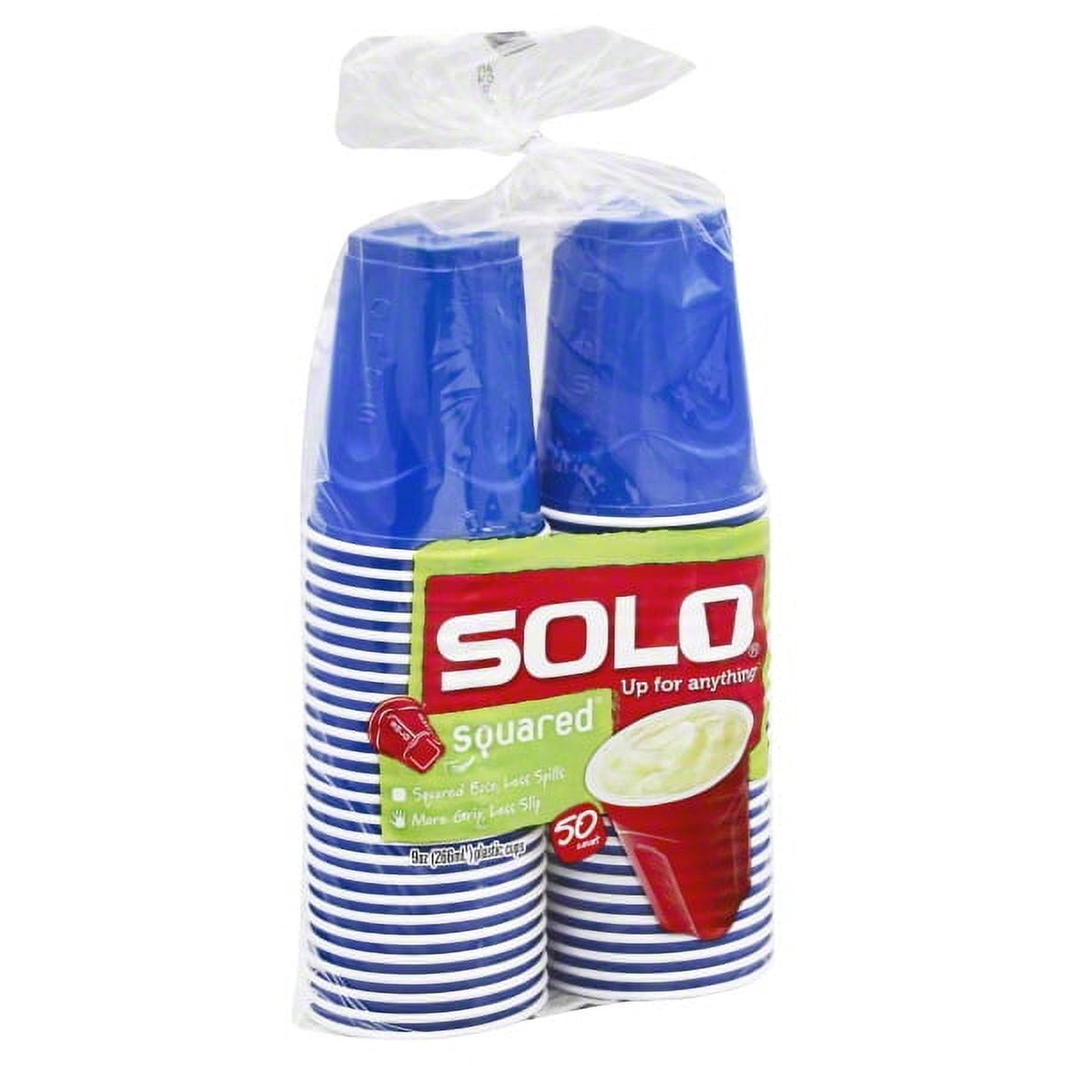 solo party cups, blue - 9 oz - 50 ct - Walmart.com