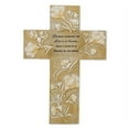 thumbnail image 1 of someone we love in heaven 8 inch embossed resin stone inspirational wall cross, 1 of 1