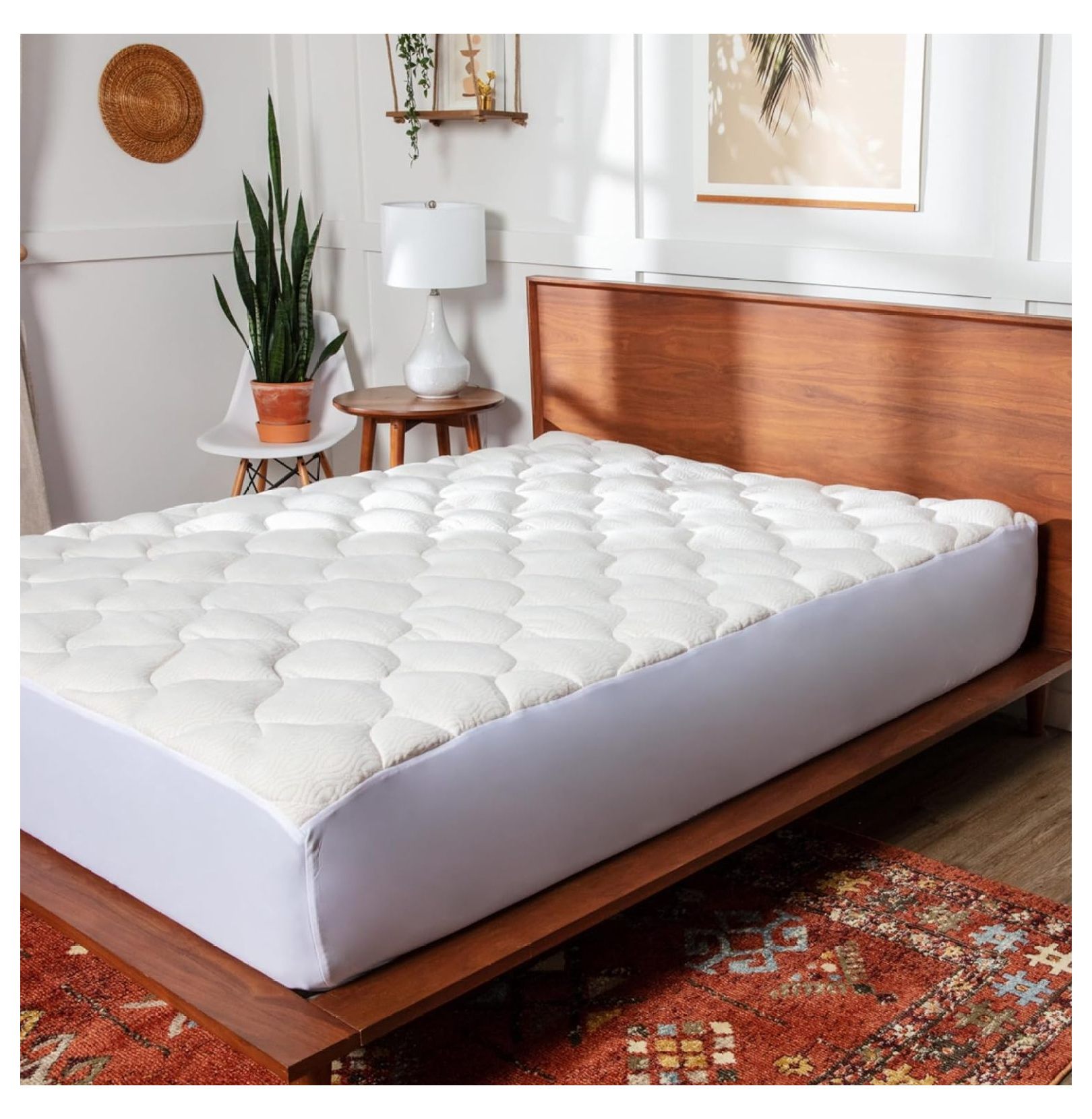 song xiang Copper Mattress Topper Pad - Extra Plush Pillowtop Mattress ...