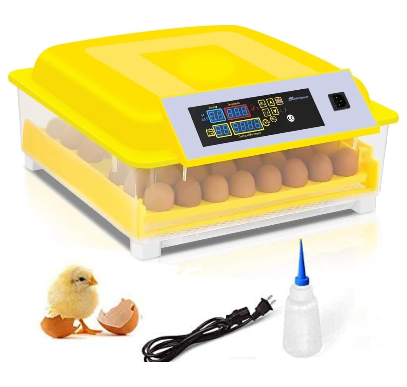 song xiang Egg Incubator, Digital Incubators for Hatching Eggs with Automatic Egg Turning and