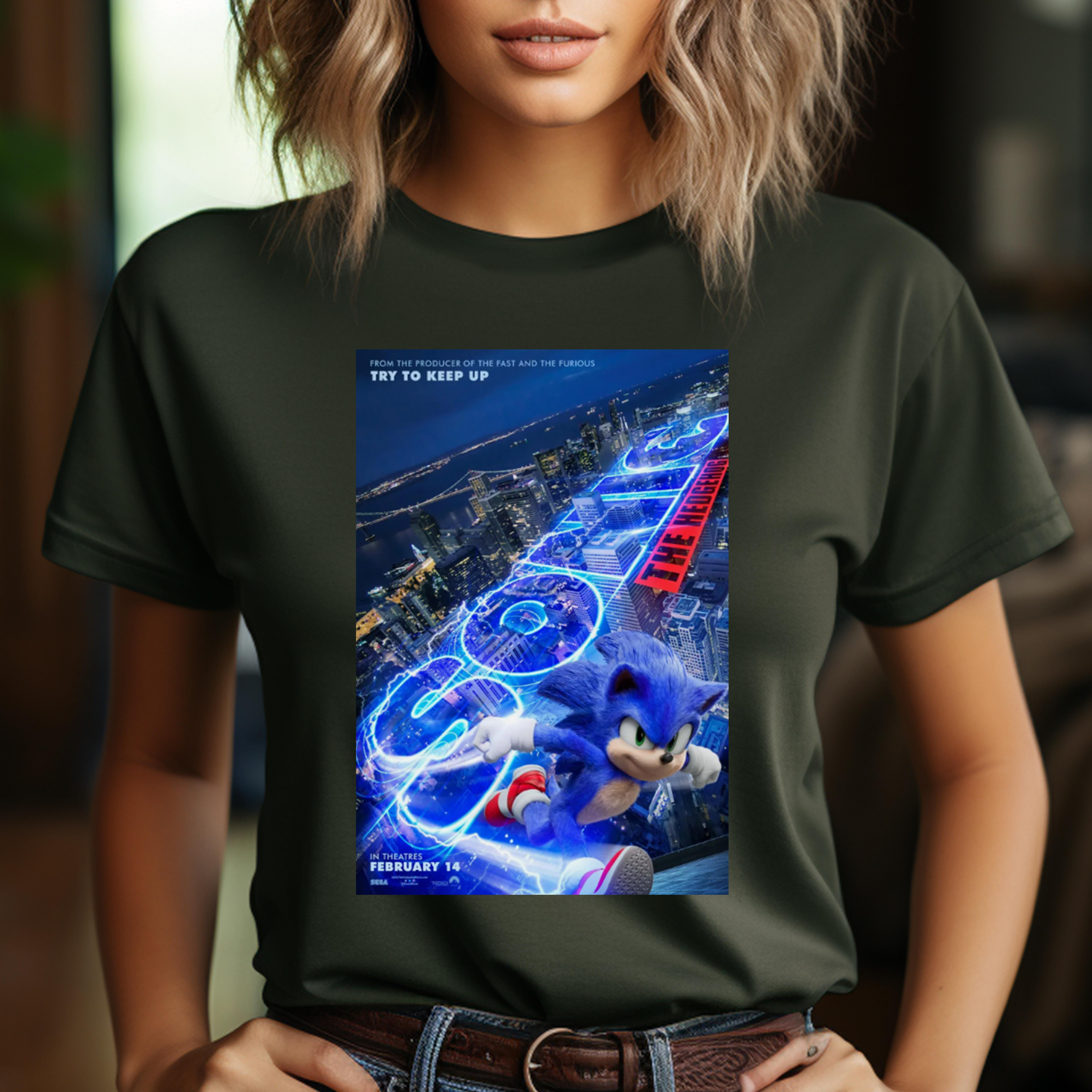 sonic the hedgehog 3 UNISEX TSHIRT, sonic the hedgehog 3 TEE GIFT FAN