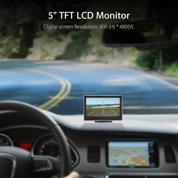 sonsbet Backup Camera Kit HD Night Vision Automotive Backup Camera Systems, for Trucks and RVs