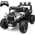 thumbnail image 1 of sopbost 24V Kids Electric Ride-On Toy Car, Ages 3–8, Max Speed 5 MPH, Battery-Powered Toy Vehicle with Remote Control, White, 1 of 7
