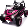 thumbnail image 1 of sopbost 24V Kids Electric Ride-On Toy Car, Ages 3–8, Max Speed 5 MPH, Battery-Powered Premium XXL 2-Seater 24V Ride On UTV with Remote Control, Pink, 1 of 6