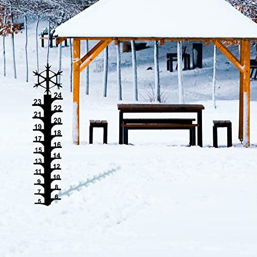 soputry Iron Art Snow Gauge 24