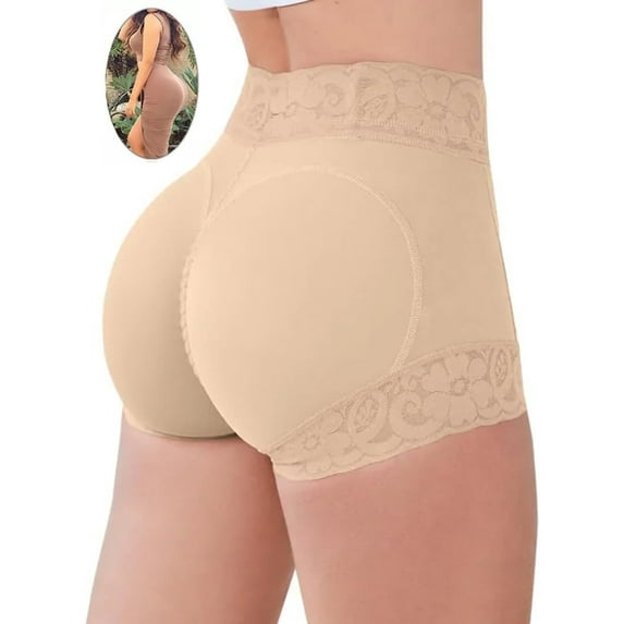 soputry Women Lace Classic Daily Wear Body Shaper Butt Lifter Panty Smoothing Brief, Shapewear for Women