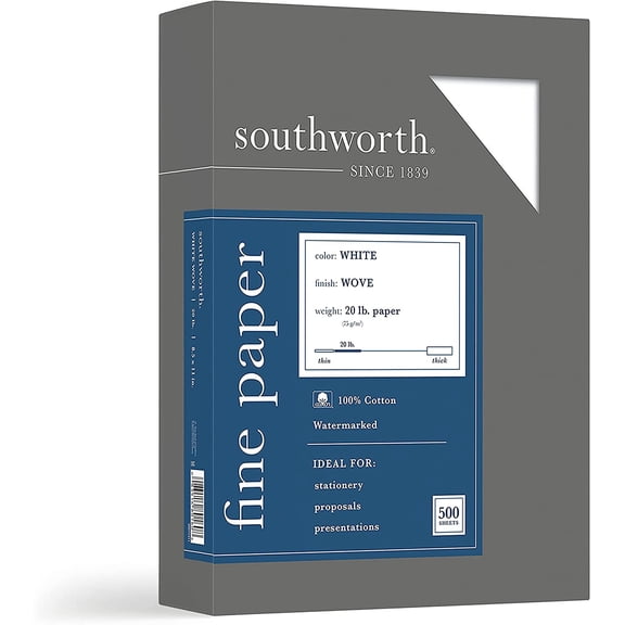 sou13c - southworth 100% cotton business paper