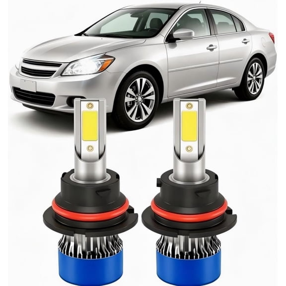 soukeo Fits for Chevy Cobalt 2005-2010 High Low Beam Bulbs Combo, 6500K Cool White, 1:1 Mini Halogen Size, LED Headlight Bulbs, Pack of 2