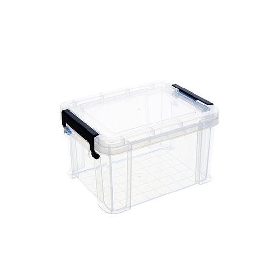 soumake Storage Box Strong Load-bearing Cover with Handle Toy Storage Box Household Products convenient
