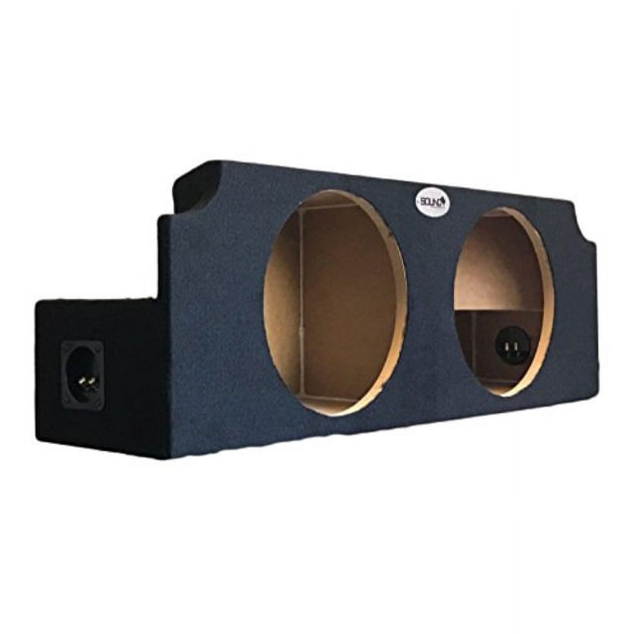 soundbox nissan 370z coupe dual 10'' subwoofer enclosure sub box 2009-2014