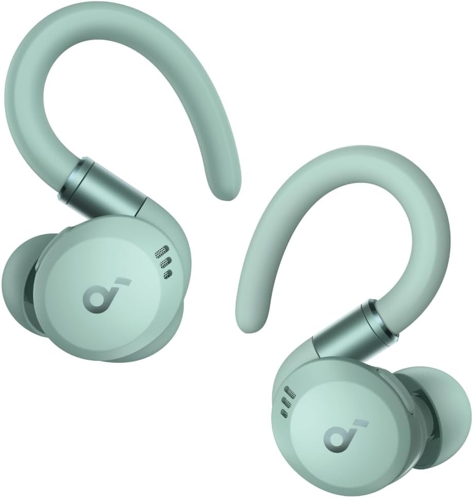soundcore Sport X20 by Anker True Wireless Workout Earbuds Rotatable and Extendable Ear Hooks Noise Cancelling Deep Bass IP68 Waterproof Sweatproof Dustproof 48H Play Sport Earbuds for Gym Walmart