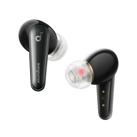 soundcore by Anker- Liberty 4 SE Earbuds True Wireless ACAA Headphones, IPX4, Spatial Audio, Heart Rate Tracker, Black, A3953ZA1