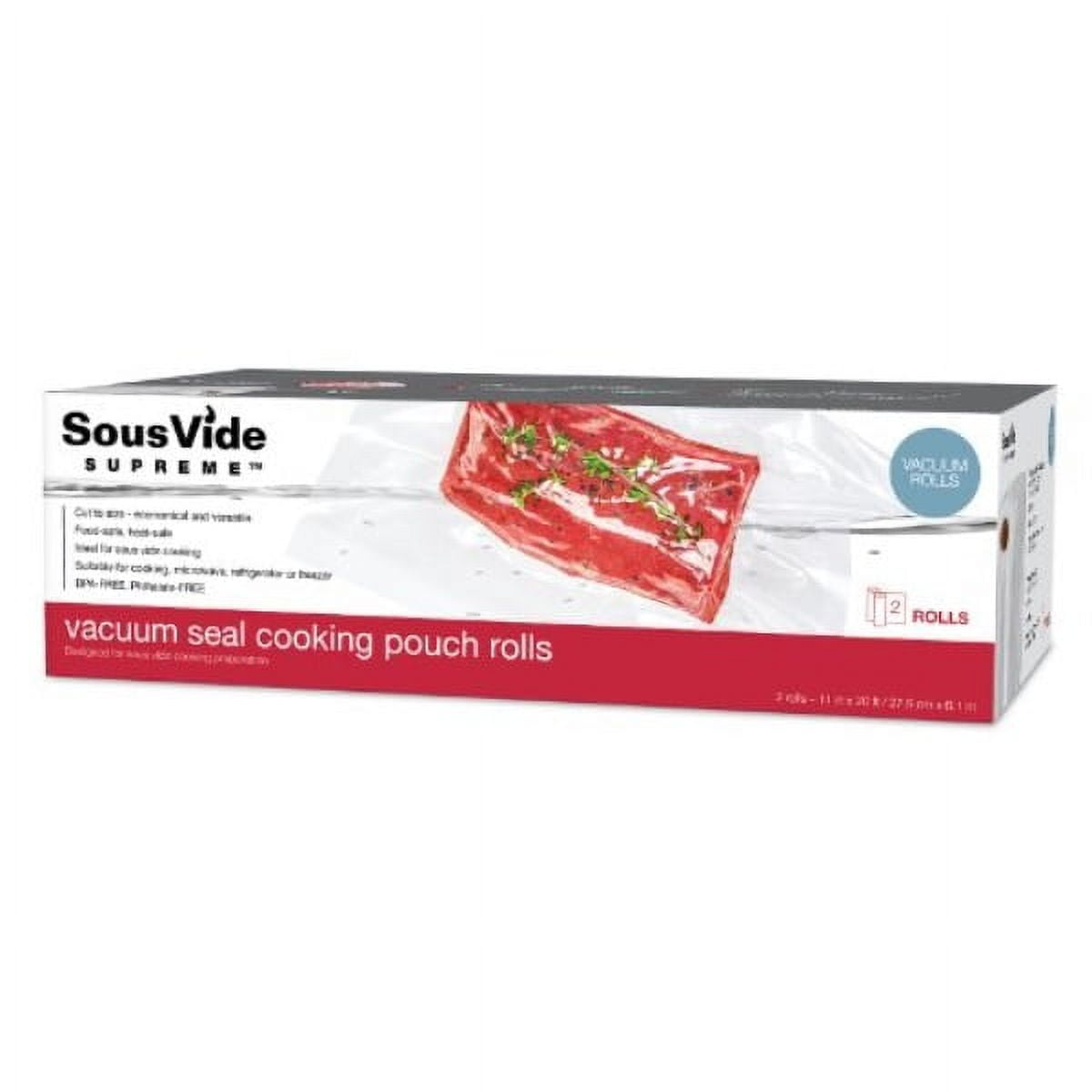 sous vide supreme vacuum roll pouches, 2 rolls per box