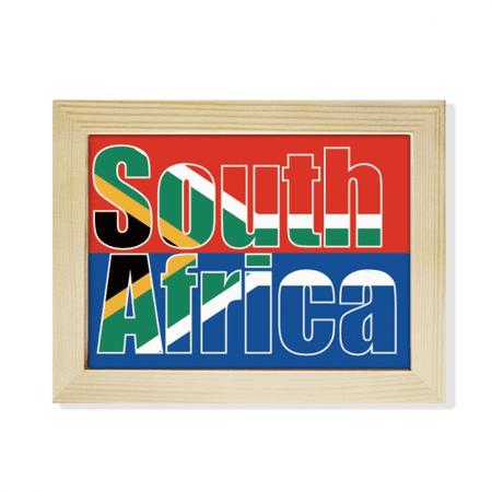 south afcountry flag name desktop photo frame picture art decoration painting 6x8 inch