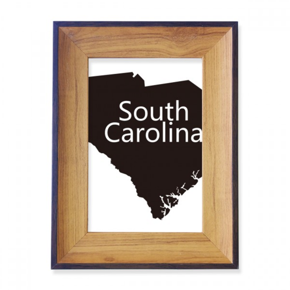 south outline map ameusa photo frame exhibition display art desktop painting