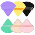 thumbnail image 1 of southwit 6 Pieces Powder Puff Soft Face Triangle Makeup Puff for Loose Powder Body Cosmetic Foundation Sponges Beauty Blender Makeup Tool(Multi colored), 1 of 5