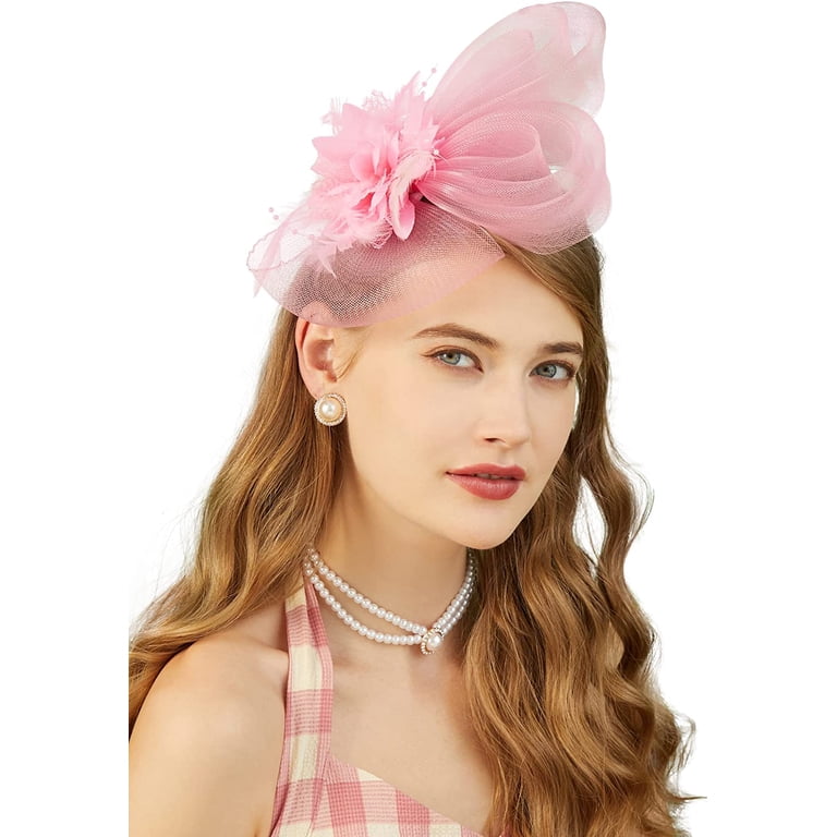southwit Fascinators Hat for Women Tea Party Headband  display picture 2