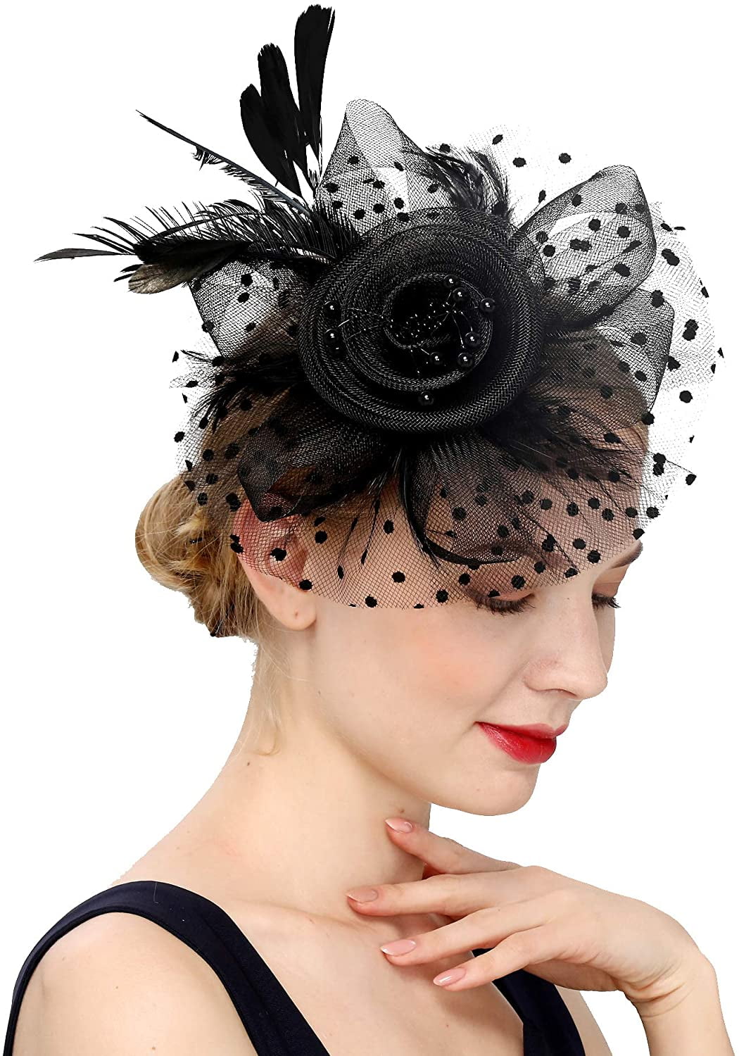 southwit Fascinators Hat for Women Tea Party Headband 