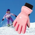 thumbnail image 1 of sovlvnd 3-6Years Toddler Girls Boys Snow Gloves Kids Ski Winter Gloves Windproof Children Warm Gloves on Clearance, 1 of 5