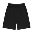 thumbnail image 1 of sovlvnd Boys Gilrs Shorts Child's Summer Solid Color Boys And Girls Children Botton Short Pants Cute Shorts Black, 5-6 Years, 1 of 3