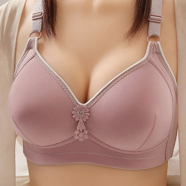sovlvnd Clearance under 5 Women's Large Size Non-Steel Ring Gathering Comfortable Breathable Underwear Daily Bra Simplicity Fashionable Underwear Bras