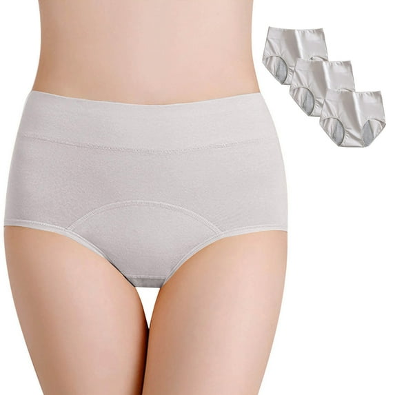 sovlvnd Deals 2024 3pcs Women's Menstrual Leak Proof Menstrual Pants High Waist Waist Women's Physiological Pants Seamless Panties for Women