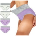 thumbnail image 1 of sovlvnd Clearance under 10 Women Color Patchwork Briefs Panties Underwear Knickers Bikini Underpants Womens Plus Size Panties, 1 of 9