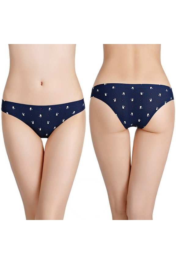 Seamless Panties for Women 1PC Sexy Seamless Thongs for Women No Show Thong Underwear Women Women's Shapewear Control Panties