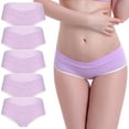 thumbnail image 1 of sovlvnd Seamless Panties for Women Women's Low Waist Seamless V-Shaped Color Briefs Panties Women's Shapewear Control Panties, 1 of 5