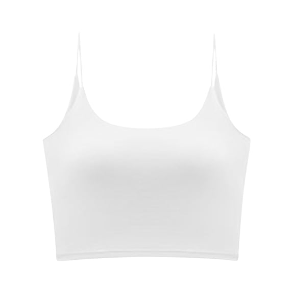 sovlvnd Summer Sale U-shaped Back Lightweight Comfy Camisole For Women's Summer Wear With Chest Pads Short Underwear For External Wear And A Top With A Top